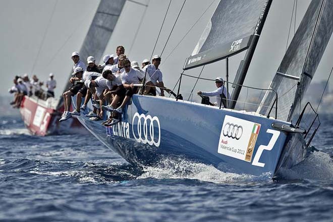Audi Azzurra Sailing Team - 52 Super Series, Audi Valencia Cup 2012 © Xaume Olleros / 52 Super Series